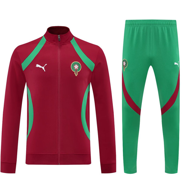 25/26 Morocco Maroon Jacket Tracksuit