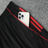 25/26 Man Utd Red & Black Training Shorts Suit