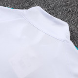 26/276 Marseille White Kids Half Pull Tracksuit #E25222 (童装、半拉链)