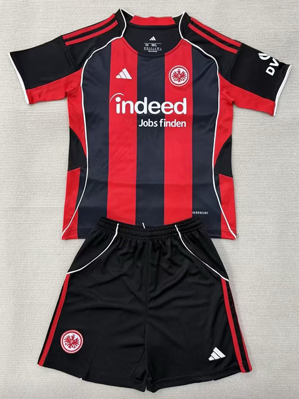 25/26 Frankfurt Home Kids Soccer Jersey