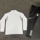 25/26 Benfica White Half Pull Tracksuit (半拉链)