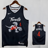 25/26 Raptors BARNES # 4 Black City Edition Top Quality Hot Pressing NBA Jersey