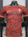 24/25 Portugal  Red Flower Special Edition Player Version Soccer Jersey
