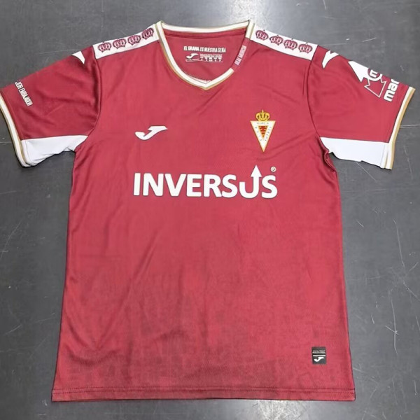 25/26 Real Murcia Home Fans Soccer Jersey