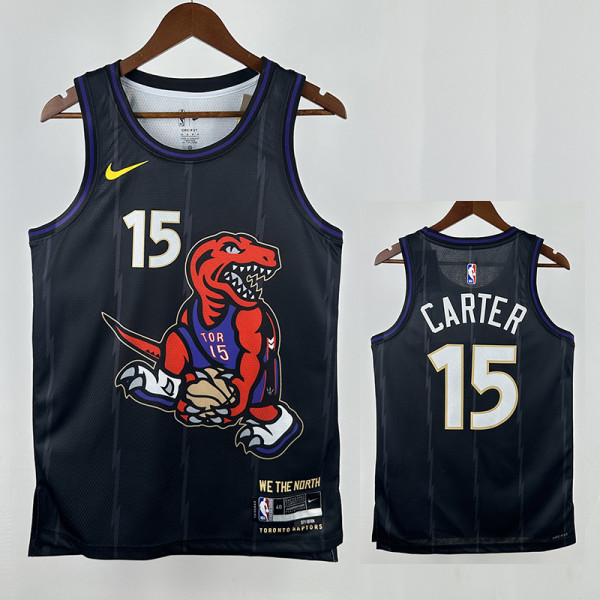 24/25 Raptors CARTER # 15 City Edition Top Quality Hot Pressing NBA Jersey