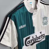 1995/1996 LIV Away Green Retro Soccer Jersey