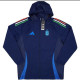 24/25 Argentina Royal Blue Hooded Windbreaker