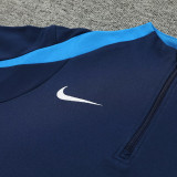 24/25 NK Sapphire Blue Half Zipper Sportswear # 812宝蓝(半拉链)