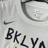 2025 T251  Nets HARDEN # 13 NK White  Pure Cotton  Blue T-shirt