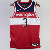 22/23 Wizards BEAL #3 Red Top Quality Hot Pressing NBA Jersey