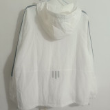 25/26  RMA White Hooded Windbreaker