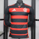 24/25 Flamengo Home  Long Sleeve Player Version Soccer Jersey