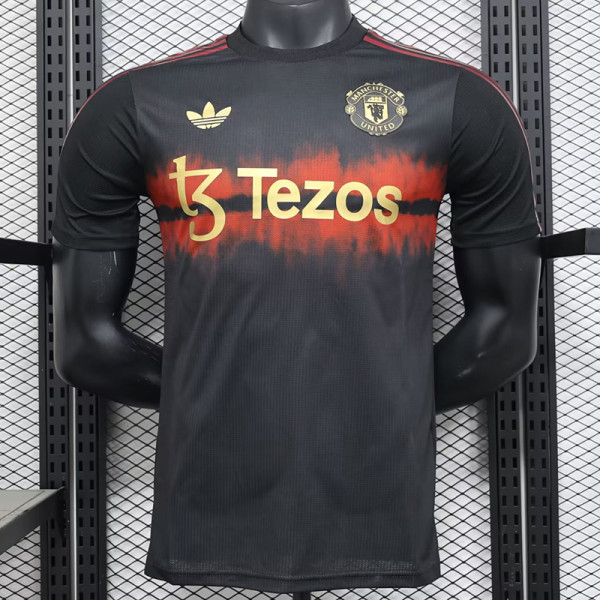 25/26 Man Utd Black Special Edition Player Version Soccer Jersey