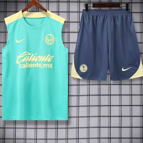 24/25 Club America Green Tank top and shorts suit