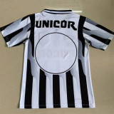 1998/1999 Santos FC White and Black Retro Soccer Jersey
