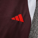 24/25 Bayern Red Polo Collar Pants Set(C1119)