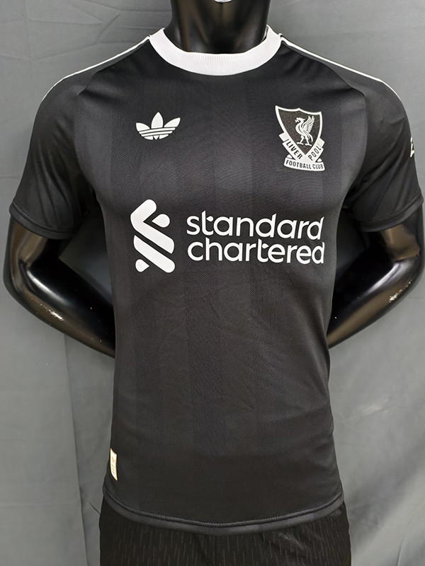 25/26 LIV Ｇoalkeeper Black Player Version Soccer Jersey