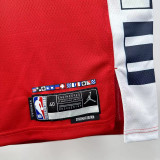 24/25 Clippers PUAL # 3 Fly Man Red Top Quality Hot Pressing NBA Jersey