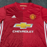 2016/2017 Man Utd Home Retro Soccer Jersey