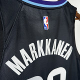 25/26 JAZZ MARKKANEN #23 Black Flying Man Top Quality Hot Pressing NBA Jersey