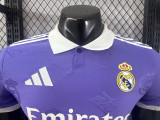 25/26 RMA  Purple Team Logo Player Version  Polo Shirts