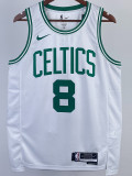 22/23 CELTICS PORZINGIS #8 White Top Quality Hot Pressing NBA Jersey