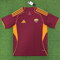 25/26  Roma Home  Fans Soccer Jersey
