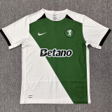 24/25 Sporting Lisbon 100th Anniversary Edition Fans Soccer Jersey(胸前广告）