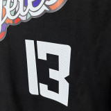 2025 T263 Clippers  GEORGE # 13  Pure Cotton  Black T-shirt