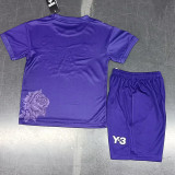 23/24 RMA  Purple (Y-3) Special Edition Kids Soccer Jersey