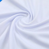 25/26  Marseille White &Blue Training Short Suit(白蓝）