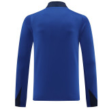 24/25 NK  Blue Half Zipper Sportswear # 812蓝色(半拉链)