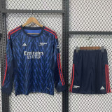 25/26 ARS Away Kids Long Sleeve Soccer Jersey长袖