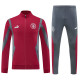 25/26  Man City Maroon  Jacket Tracksuit