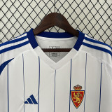 24/25 Zaragoza  Home Fans Soccer Jersey