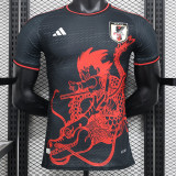 24/25 Japan Black and Red Flying Dragon  Player Version Soccer Jersey