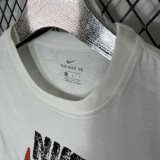 2025 T254 NK White  Pure Cotton  Blue T-shirt