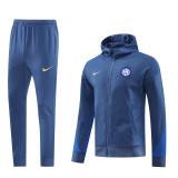 24/25 INT Light Blue Hoodie  Jacket Tracksuit#01