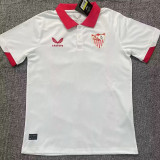 24/25 Sevilla White polo shirt