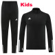 24/25 AB05 Black kids Half Pull Tracksuit(童装、半拉）