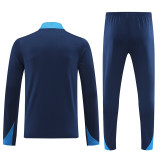 24/25 NK Sapphire Blue Half Zipper Sportswear # 812宝蓝(半拉链)