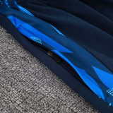24/25 Italy Sapphire Blue Kids Half Pull Tracksuit  (半拉链、童装)