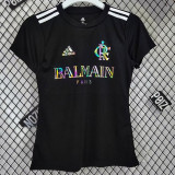 24/25 Flamengo Black  Women Soccer Jersey