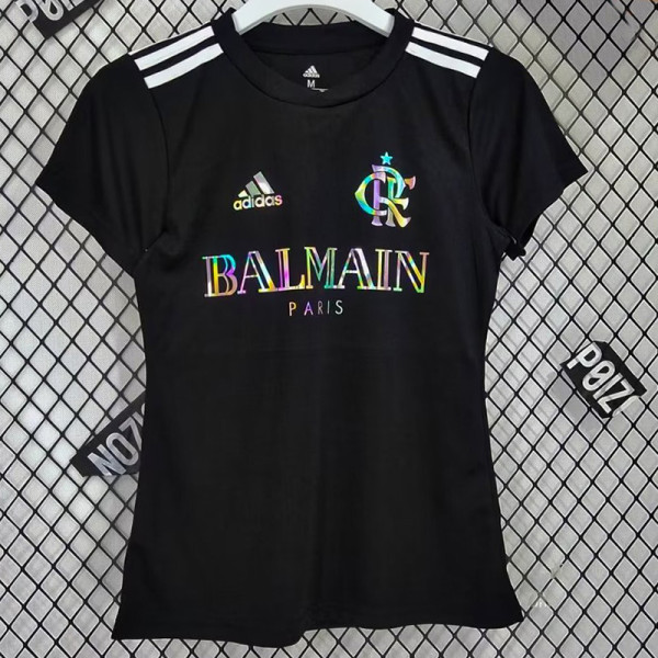 24/25 Flamengo Black  Women Soccer Jersey