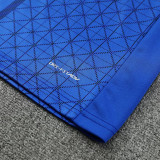 25/26 PSG Blue Ｇrid Half Pull Tracksuit (半拉链)