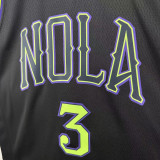 25/26 Pelicans NOLA # 3 Black City Edition Top Quality Hot Pressing NBA Jersey