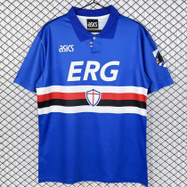 1993/1994 Sampdoria Home Retro Soccer Jersey