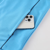 24/25  Man City Sky Blue Hooded Jacket Tracksuit 01