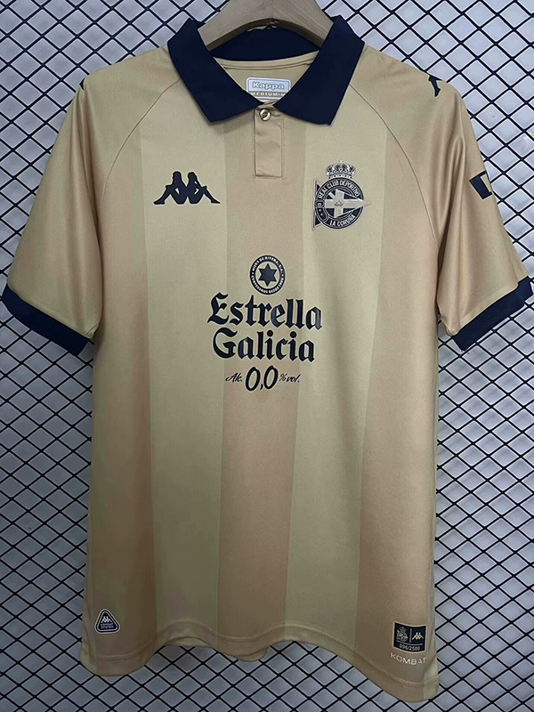 25/26  La Coruna 25th Anniversary Edition Yellow Fans Soccer Jersey