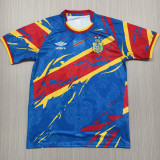 26/27 Congo Special Edition Camouflage Blue Fans Soccer Jersey